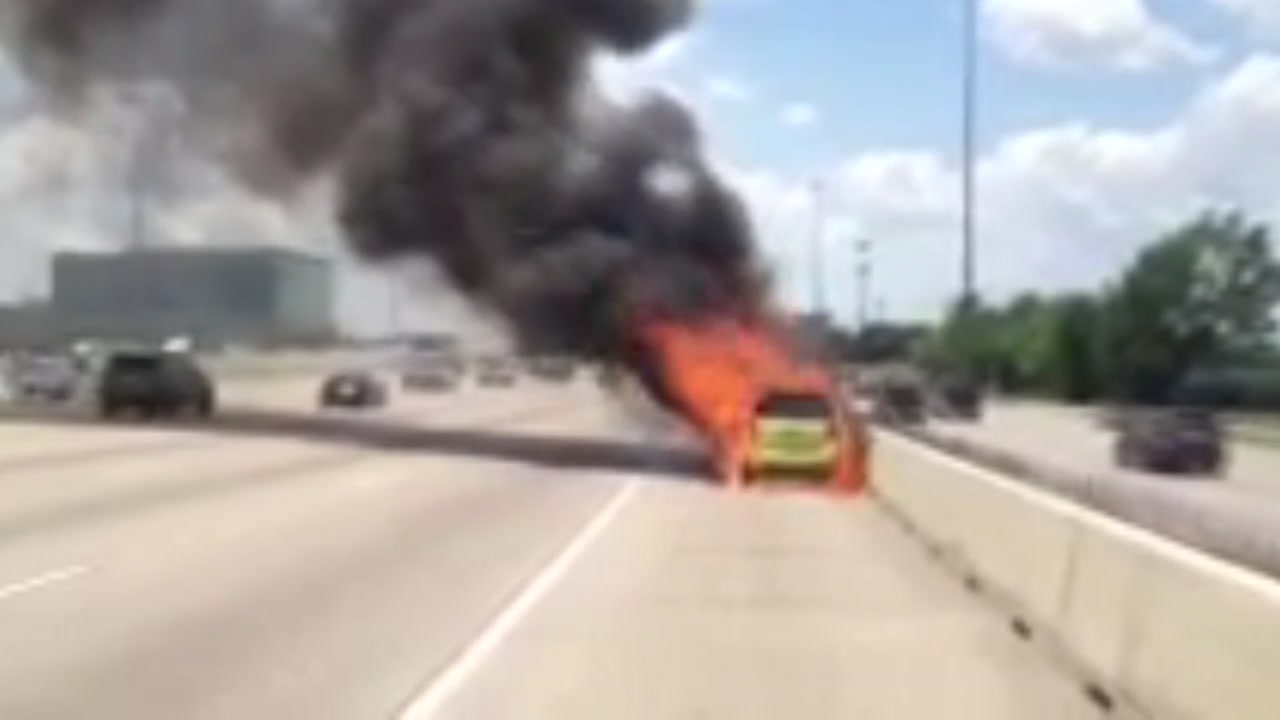 Man describes how good samaritan alerted him about burning car